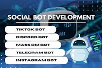 automated tiktok bot, instagram api bot, youtube bot, ghost bot, API bot