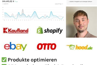 ich werde ihre produkte bei ebay, shopify, otto, etc überarbeiten