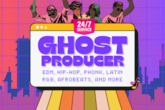 be your professional edm ghost producer in 24 hours