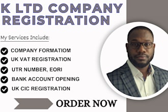 uk ltd company registration uk company formation, vat registration,utr, eori