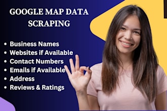 find business details, emails, and contacts with google maps scraping