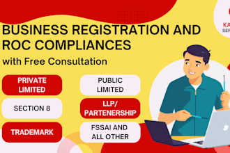 do company, llp, trademark and other registrations in india with roc filing