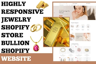 design bullion store jewelry website bullion website jewelry shopify store