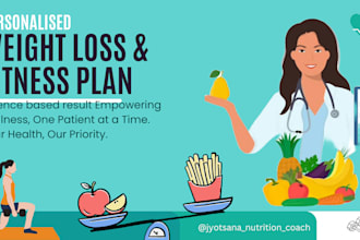 create a personalized diet plan for weight loss and fitness