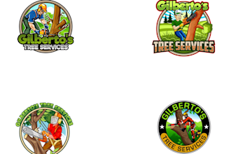 design a professional tree services logo