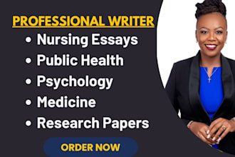 write expert nursing, healthcare and psychology articles