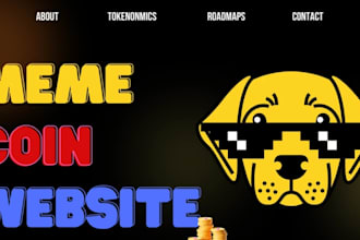 meme coin website pepe website crypto token website coin website