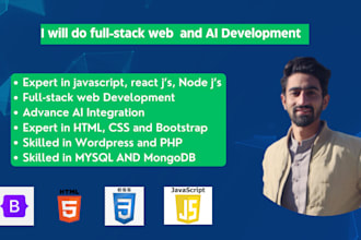 do full stack and ai development