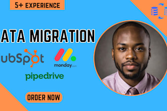 migrate data from pipedrive CRM, gohighlevel, microsoft excel, zoho crm, hubspot