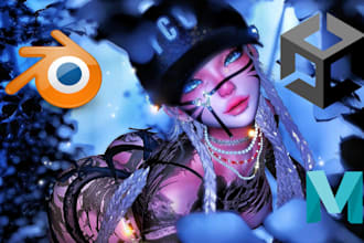 do custom vrchat avatar, vr character, vtuber, anime, 3d model, furry nsfw