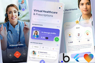 build emr ehr healthcare low code lovable ai app, flutter mvp saas app bubble io