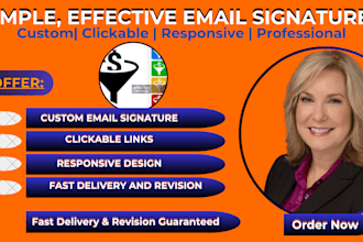 create a simple email signature for your business