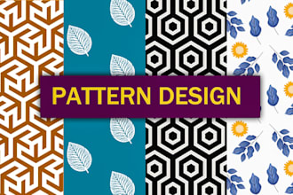 design seamless pattern, textile print, and packaging