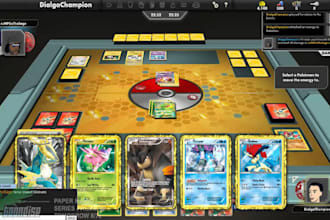 build online multiplayer trading card game development unity 2d game board game