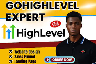 build gohighlevel website ghl sales funnel landing page survey on gohighlevel