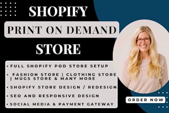 shopify store design, print on demand shopify store, copy shopify website design