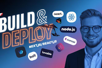 build react js next js using bolt new,lovable,v0,cursor ai, shadcn ui, supabase