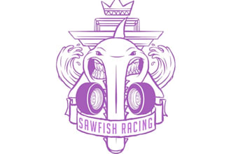 design creative car racing team logo