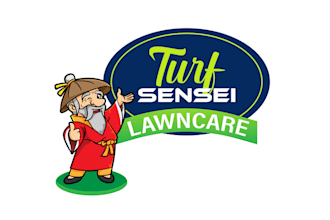 design eye catching a fun mascot lawn care logo