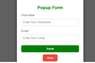 setup high conversion popup form on getresponse and newsletter