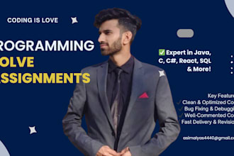 do coding assignments in java, c, and web development
