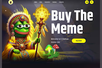 meme coin website memecoin website, crypto meme website, crtypto pepe website