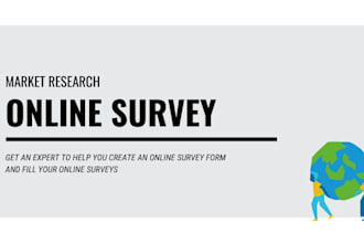 create online survey forms, google forms, jotform  to reach survey respondents