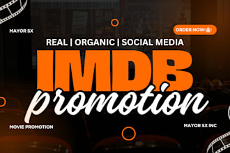 promote your imdb profile imdb page improve starmeter rank movie trailer review