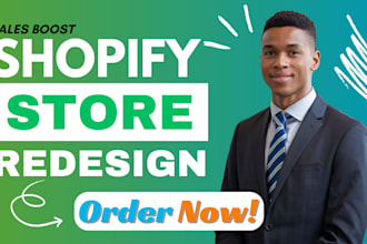 redesign, design, update, fix, duplicate, clone shopify website landing page