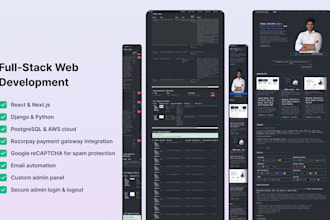 develop a powerful django web app with react or nextjs
