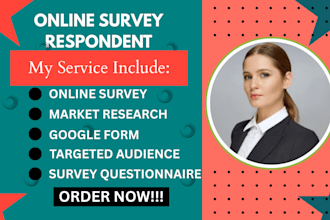 conduct online survey form questionnaire polls quiz to reach 1000 respondents