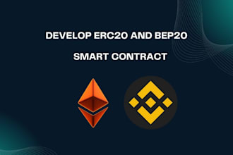create erc20 and bep20 smart contract