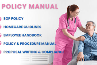 write home care, group home policy and procedure manual, employee handbook