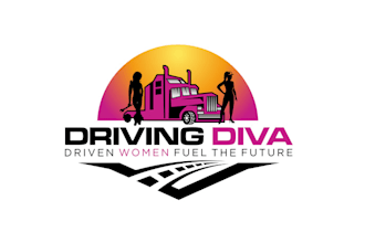 design modern driving diva industrial logo