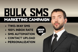 send bulk sms marketing, text message campaign, sms marketing with twilio SMS