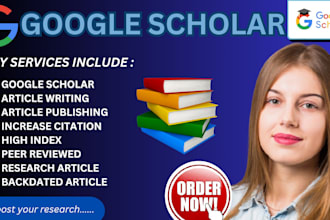 write and publish article in google scholar peer reviewed indexed journal