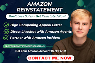 reactivate amazon account, section 3 appeal letter, poa to reinstate suspension