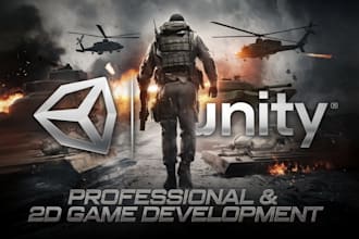 develop a multiplayer 2d unity 3d games design mobile unity ios cpp for you