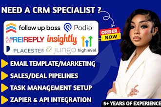 setup real estate agent follow up boss rei reply placester jungo insightly crm