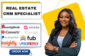 setup real estate agent follow up boss rei reply placester jungo insightly crm