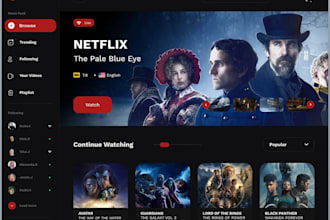 create ai video streaming app, live channel app, iptv app, series streaming app
