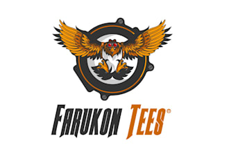 make minimal artwork falcon logo with steampunk goggles