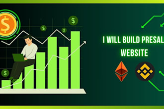 build presale and staking website