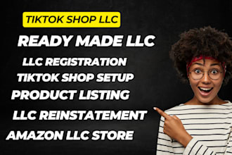 create USA llc tiktok shop for non USA residents USA llc shopify usa tiktok shop