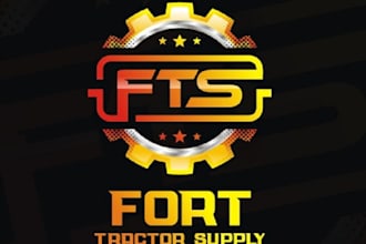 design high resolution equipment parts supplier logo