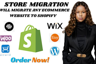 migrate wix or word press to shopify store clone website migration woo commerce