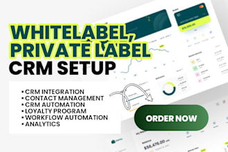 setup whitelabel CRM  private label CRM custom branding CRM  rebranding CRM
