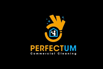 make modern cookie cutter cleaning business logo