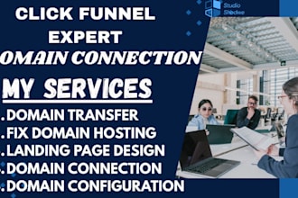 connect, transfer or redirect your domain to wix, systeme io or godaddy