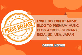 do expert music blog to premium music blog across germany, india, UK, USA, japan